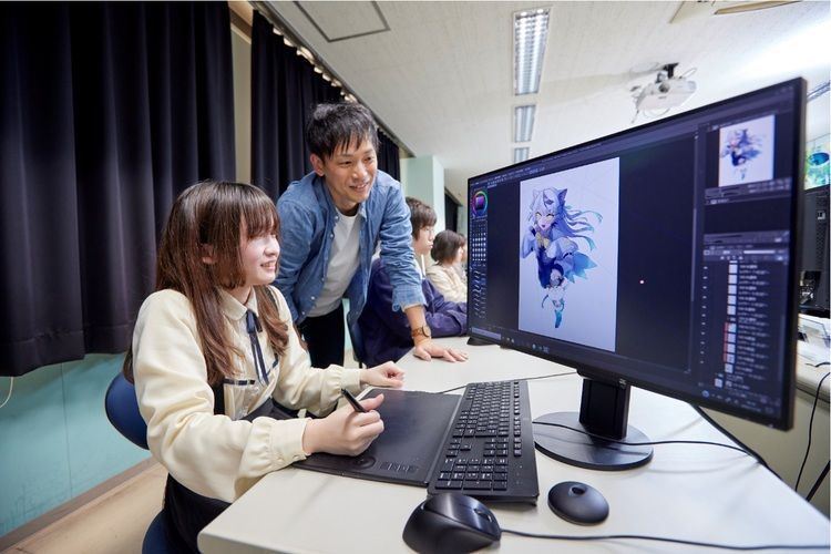 日本アニメ・マンガ専門学校画像