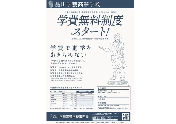 品川学藝高校（東京都）の情報（偏差値・口コミなど） | みんなの高校情報